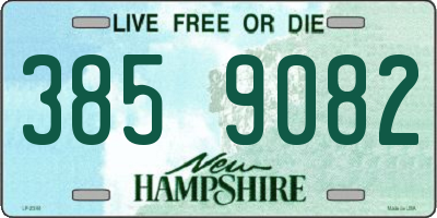 NH license plate 3859082