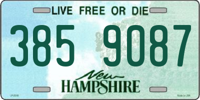 NH license plate 3859087