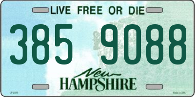 NH license plate 3859088