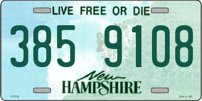 NH license plate 3859108