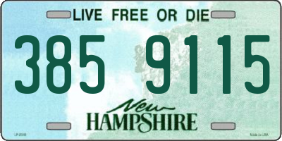 NH license plate 3859115