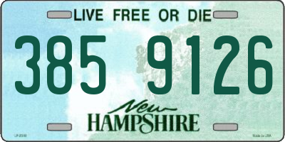 NH license plate 3859126