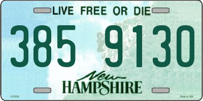 NH license plate 3859130