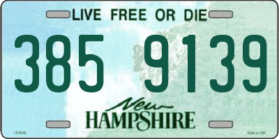 NH license plate 3859139