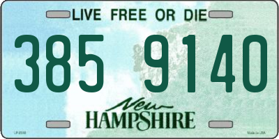 NH license plate 3859140