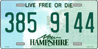 NH license plate 3859144