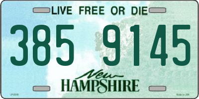 NH license plate 3859145