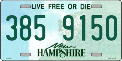 NH license plate 3859150