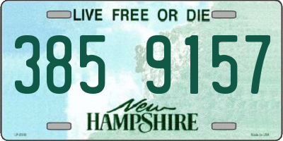 NH license plate 3859157