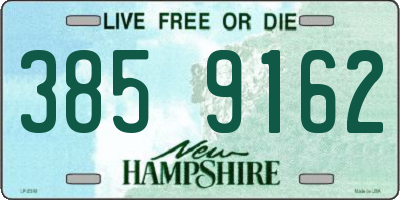 NH license plate 3859162