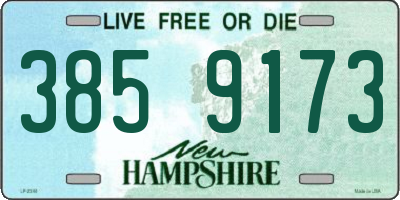 NH license plate 3859173