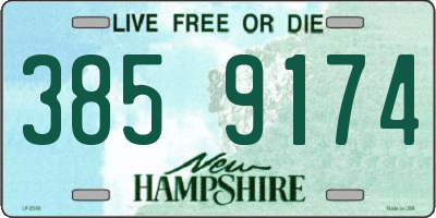 NH license plate 3859174