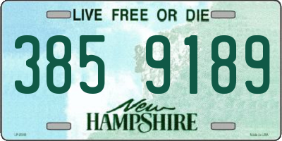 NH license plate 3859189