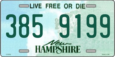 NH license plate 3859199