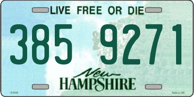 NH license plate 3859271