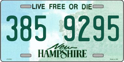 NH license plate 3859295