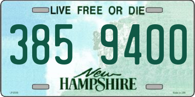 NH license plate 3859400