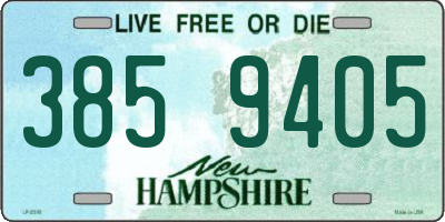 NH license plate 3859405