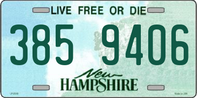 NH license plate 3859406