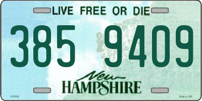 NH license plate 3859409