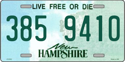 NH license plate 3859410