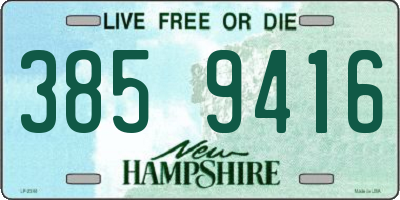 NH license plate 3859416