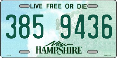 NH license plate 3859436