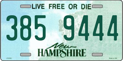 NH license plate 3859444