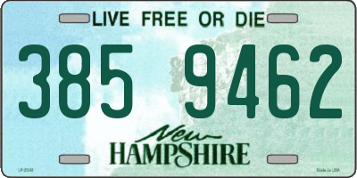 NH license plate 3859462