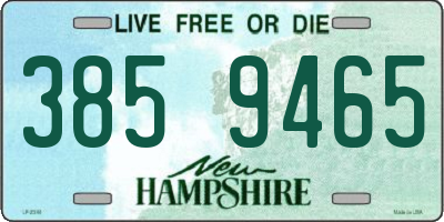 NH license plate 3859465