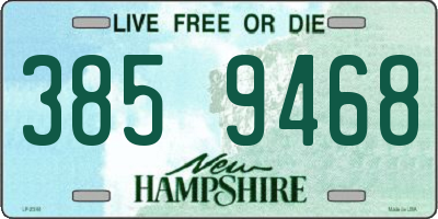 NH license plate 3859468