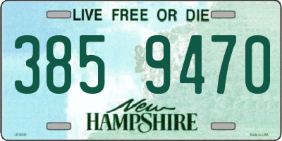 NH license plate 3859470