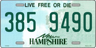 NH license plate 3859490