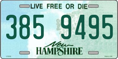 NH license plate 3859495