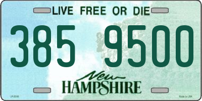 NH license plate 3859500