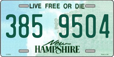 NH license plate 3859504