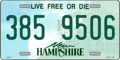 NH license plate 3859506
