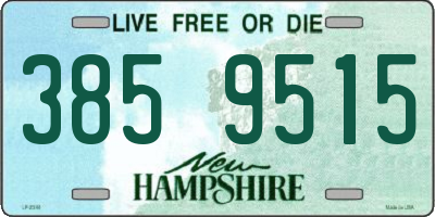 NH license plate 3859515