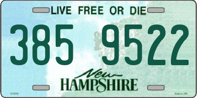 NH license plate 3859522