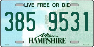 NH license plate 3859531