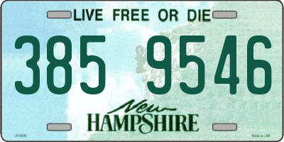 NH license plate 3859546