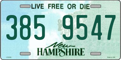 NH license plate 3859547