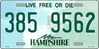 NH license plate 3859562