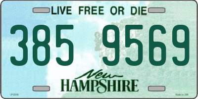 NH license plate 3859569