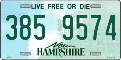 NH license plate 3859574