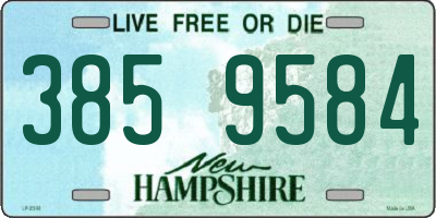 NH license plate 3859584