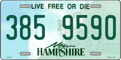 NH license plate 3859590