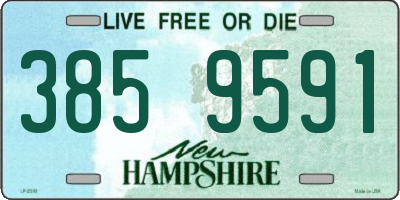 NH license plate 3859591