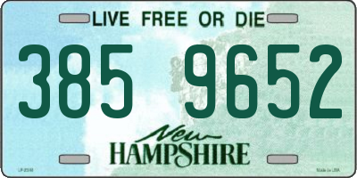 NH license plate 3859652