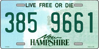 NH license plate 3859661